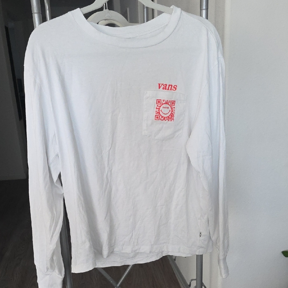 Vans White Long Sleeve